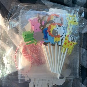 Card stock die cut party items! 3 packs ALL NEW!